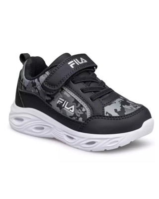 Fila Flash Gordon 6 V Βρεφικά Παπούτσια Με Φωτάκια Μαύρα