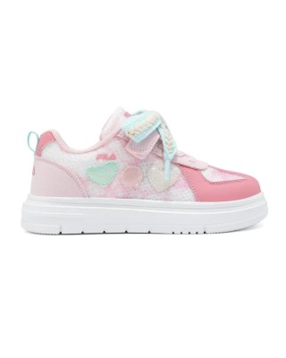 Fila Zeli Memory Velcro Βρεφικό Παπούτσι Ροζ