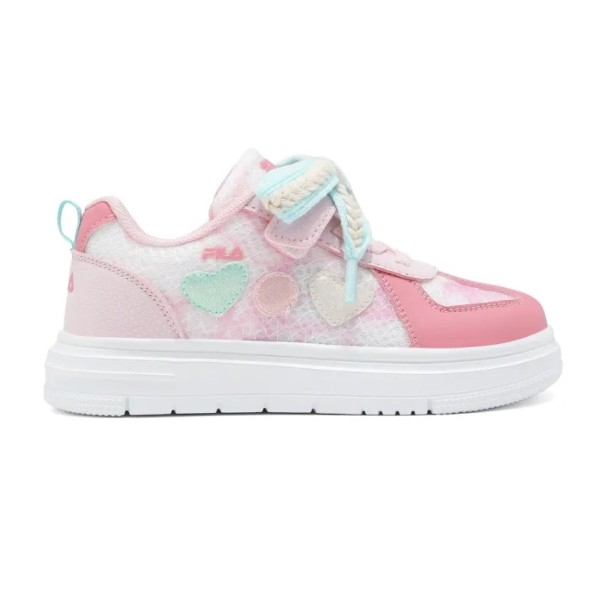 Fila Zeli Memory Velcro Βρεφικό Παπούτσι Ροζ