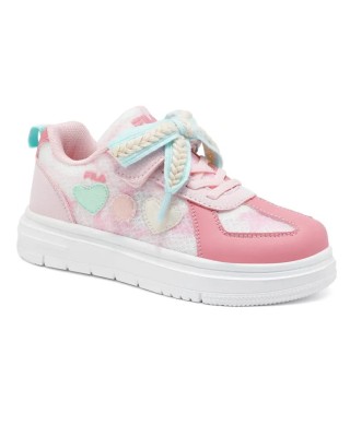 Fila Zeli Memory Velcro Βρεφικό Παπούτσι Ροζ