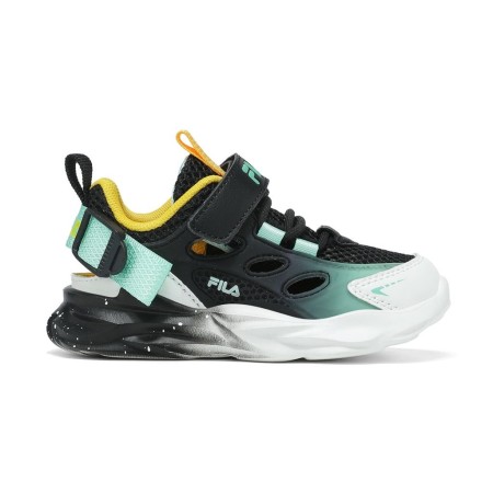 Fila Wave Memory Velcro Βρεφικό Πέδιλο Μαύρο