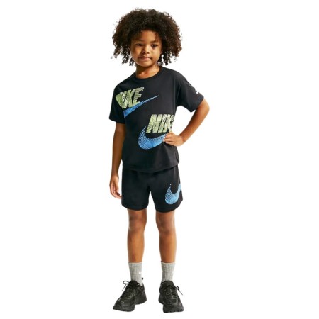 Nike B Nsw Itz Relaxed Jersey Set Παιδικό Καλοκαιρινό Σετ Μαύρο