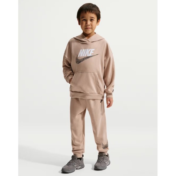 Nike Sportswear In The Zone Παιδικό Σετ Φόρμας Μπεζ