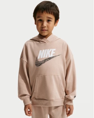 Nike Sportswear In The Zone Παιδικό Σετ Φόρμας Μπεζ