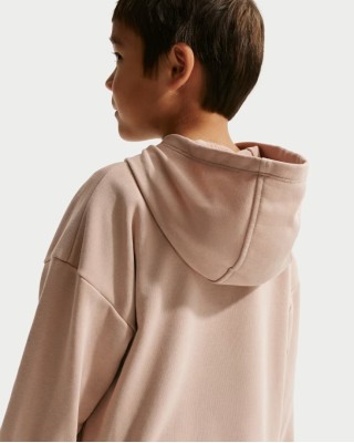 Nike Sportswear In The Zone Παιδικό Σετ Φόρμας Μπεζ