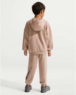 Nike Sportswear In The Zone Παιδικό Σετ Φόρμας Μπεζ