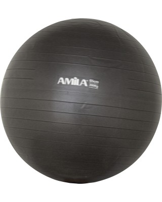 Amila Μπάλα Γυμναστικής 65 cm Μαύρη