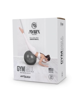 Amila Μπαλα Γυμναστικης 75Cm 1700Gr Κουτι - Μαύρο Amila Μπαλα Γυμναστικης 75Cm 1700Gr Κουτι - Μαύρο