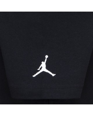 Jordan Embroidered Logo Παιδικό T-Shirt Μαύρο