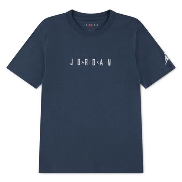 Jordan Mj Wordmark Emb Crew Παιδικό T-Shirt Μπλε