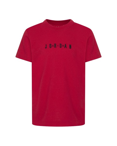 Jordan Jdb Mj Wordmark Emb Crew Παιδικό T-Shirt Κόκκινο Jordan Jdb Mj Wordmark Emb Crew Παιδικό T-Shirt Κόκκινο