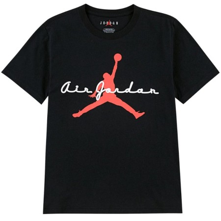 Jordan Te-S/S Tee Παιδικό T-Shirt Μαύρο