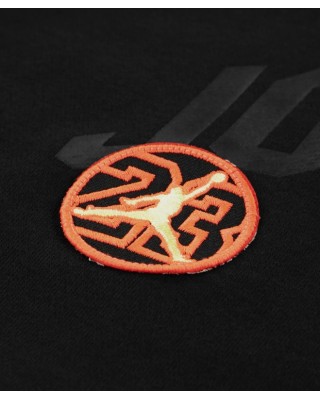 Jordan Jdb Mj Dynasty Ft Crew Παιδική Μπλούζα Μαύρη