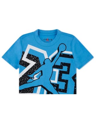 Jordan Jdb Itp Split 23 Splatter Παιδικό T-Shirt Μπλε