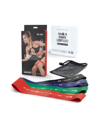 Amila Rubber Loop BAND Σετ Λάστιχα Αντίστασης
