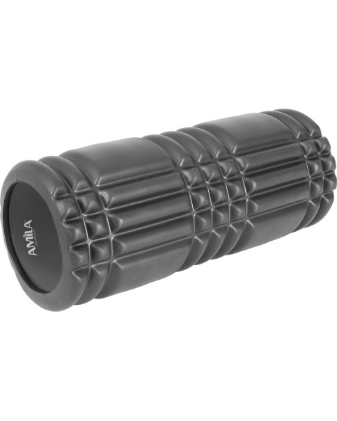 Amila Foam Roller Plexus Φ14x33cm Μαύρο