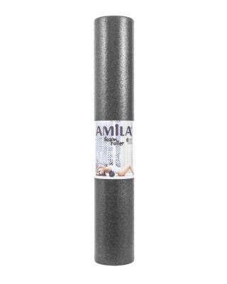Amila Κύλινδρος Αποθεραπείας Foam Roller EPP Pro Φ15x90 cm – Μαύρο