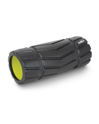 Amila Foam Roller Arrow Φ14x33cm Μαύρο/Λάιμ