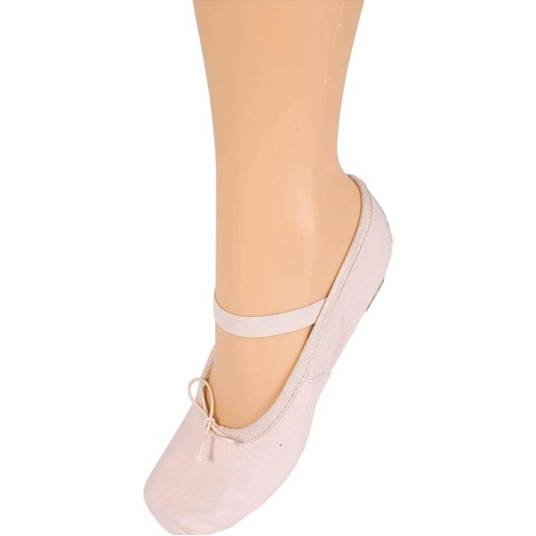 Amila Παπούτσια Μπαλέτου Δερμάτινα Σομόν