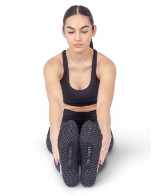 Amila Bellulu 35-38 Γυναικείες Κάλτσες Pilates Yoga Μαύρο