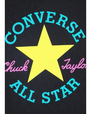 Converse Dissected Chuck Patch Ss Tee Παιδικά T-Shirt Μαύρο
