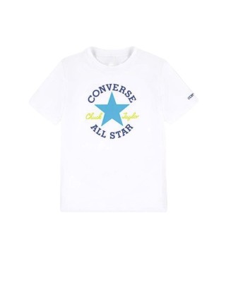 Converse Dissected Chuck Patch Ss Tee Παιδικά T-Shirt Λευκό Converse Dissected Chuck Patch Ss Tee Παιδικά T-Shirt Λευκό
