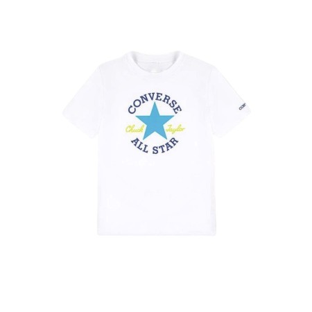 Converse Dissected Chuck Patch Ss Tee Παιδικά T-Shirt Λευκό