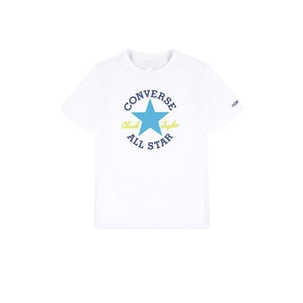 Converse Dissected Chuck Patch Ss Tee Παιδικά T-Shirt Λευκό Converse Dissected Chuck Patch Ss Tee Παιδικά T-Shirt Λευκό
