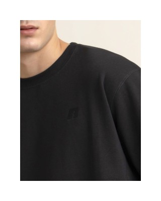 Russell Crewneck Sweatshirt Μαυρο Ανδρική Μπλούζα 