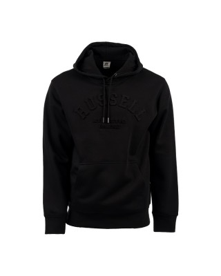 Russell Pull Over Hoody Sweat Μαύρη Ανδρική Μπλούζα
