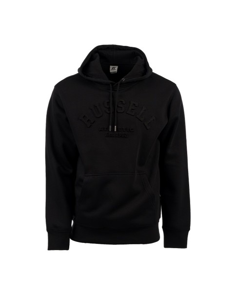 Russell Pull Over Hoody Sweat Μαύρη Ανδρική Μπλούζα Russell Pull Over Hoody Sweat Μαύρη Ανδρική Μπλούζα