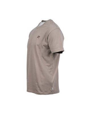 Russell S/S Crewneck Small Logo Ανδρικό T-Shirt Καφέ