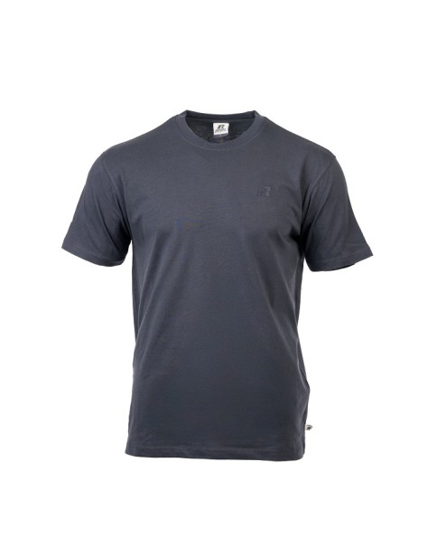 Russell S/S Crewneck Small Logo Ανδρικό T-Shirt Γκρι