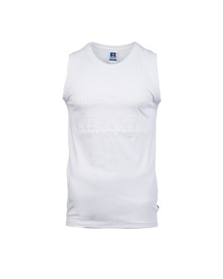 Russell Alb Singlet Ανδρικό Αμάνικο Λευκό