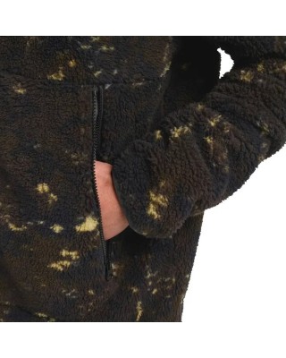 Jack Wolfskin Stone Lite Aop Jkt M Dark Khaki Ανδρική Ζακέτα Fleece