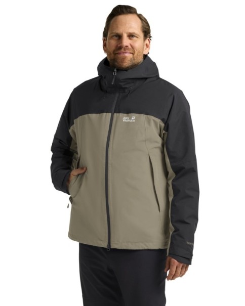Jack Wolfskin Wild Places 3In1 Jkt M Ice White Ανδρικό Μπουφάν Jack Wolfskin Wild Places 3In1 Jkt M Ice White Ανδρικό Μπουφάν