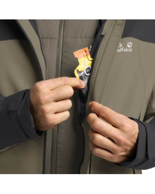 Jack Wolfskin Wild Places 3In1 Jkt M Ice White Ανδρικό Μπουφάν