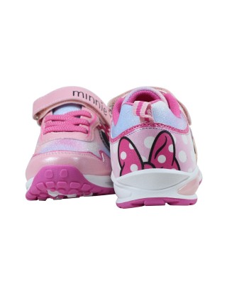 Disney Minnie With Lights Pink Παιδικά Παπούτσια Με Φωτάκια