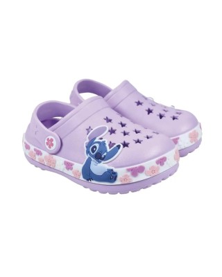 Disney Stitch Clog Παιδική Παντόφλα Μωβ Disney Stitch Clog Παιδική Παντόφλα Μωβ