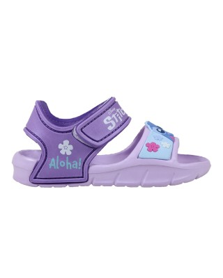 Disney Stitch Παιδικό Πεδίλο Μωβ