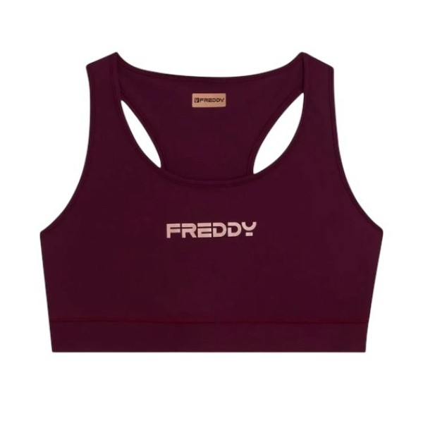 Freddy Top Αθλητικό Μπουστάκι Μπορντώ
