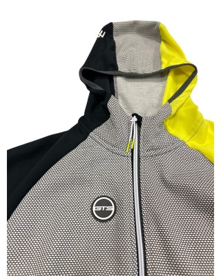 Gts M Jacket Comb Ανδρική Ζακέτα Black Lime Gts M Jacket Comb Ανδρική Ζακέτα Black Lime