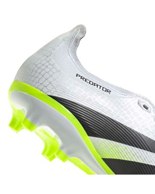adidas Predator League FG Unisex Ποδοσφαιρικό Παπούτσι Λευκό Πράσινο adidas Predator League FG Unisex Ποδοσφαιρικό Παπούτσι Λευκό Πράσινο