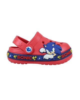 Disney Sonic Clog Παιδική Παντόφλα Κόκκινο