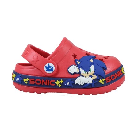Disney Sonic Clog Παιδική Παντόφλα Κόκκινο