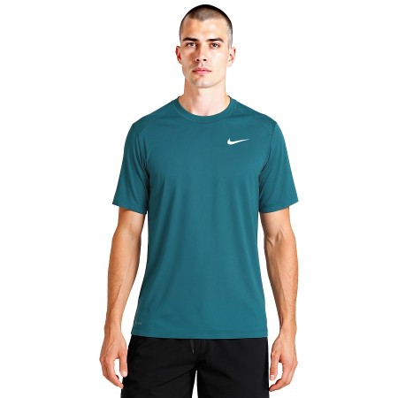 Nike Short Sleeve Hydroguard Ανδρικό T-Shirt Πράσινο