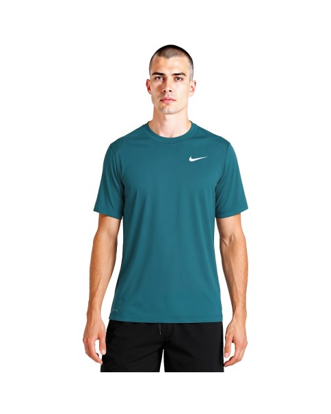 Nike Short Sleeve Hydroguard Ανδρικό T-Shirt Πράσινο