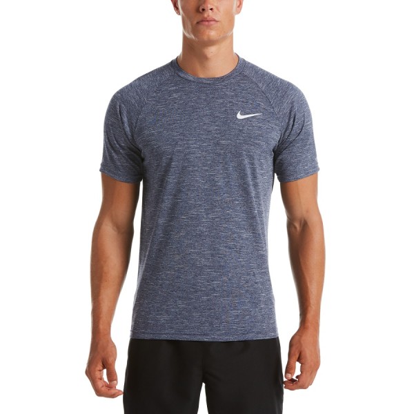 Nike Short Sleeve Hydroguard Ανδρικό T-Shirt Μπλε