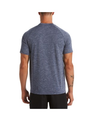 Nike Short Sleeve Hydroguard Ανδρικό T-Shirt Μπλε