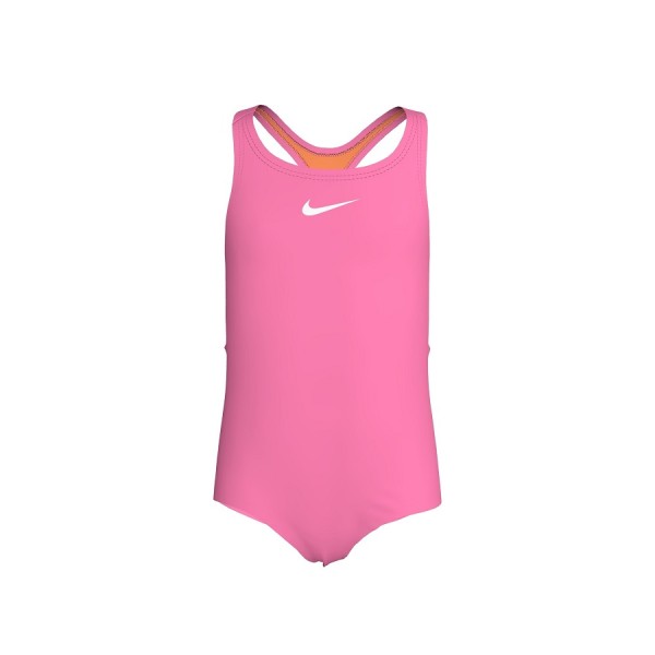 Nike Racerback One Piece Παιδικό Μαγιό Ροζ